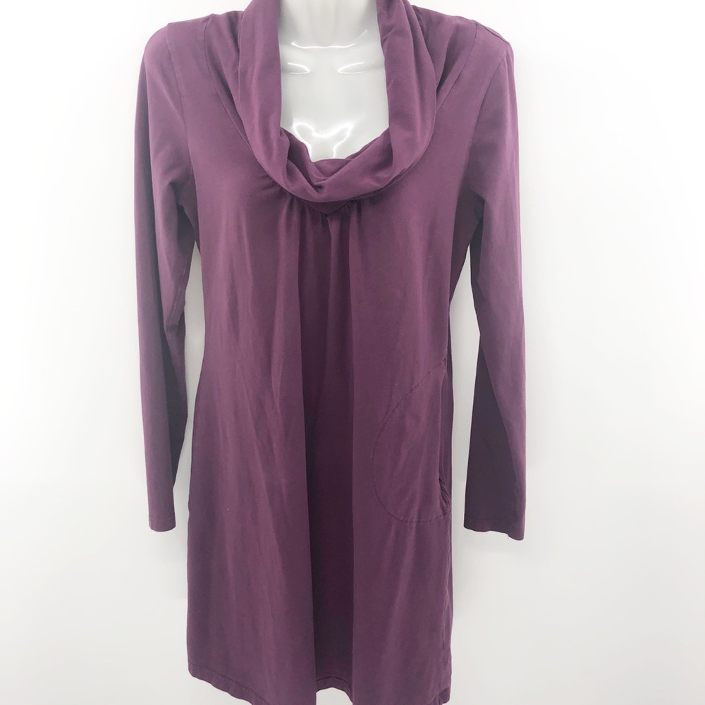 Athleta cowl neck long sleeve dress
